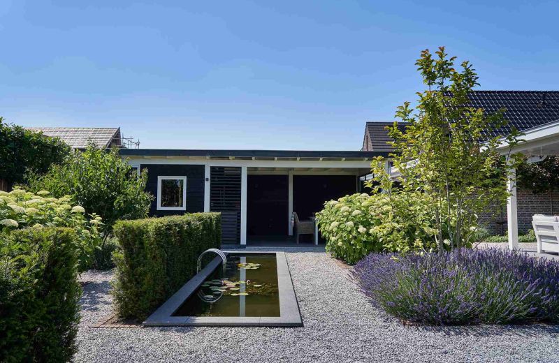 Moderne tuin Zonnehoeve Apeldoorn