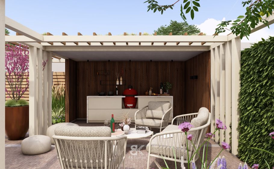 Tuinhuis of carport als praktische uitbreiding